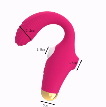 10 MODES OF VIBRATION/SUCTION/LICKING+ AUTO HEATING VIBRATOR