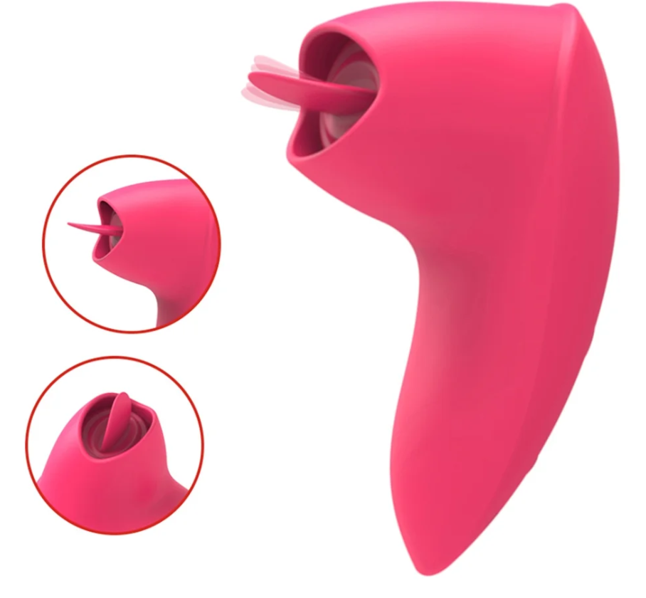 12 FUNCTION TONGUE LICKING - ROJO