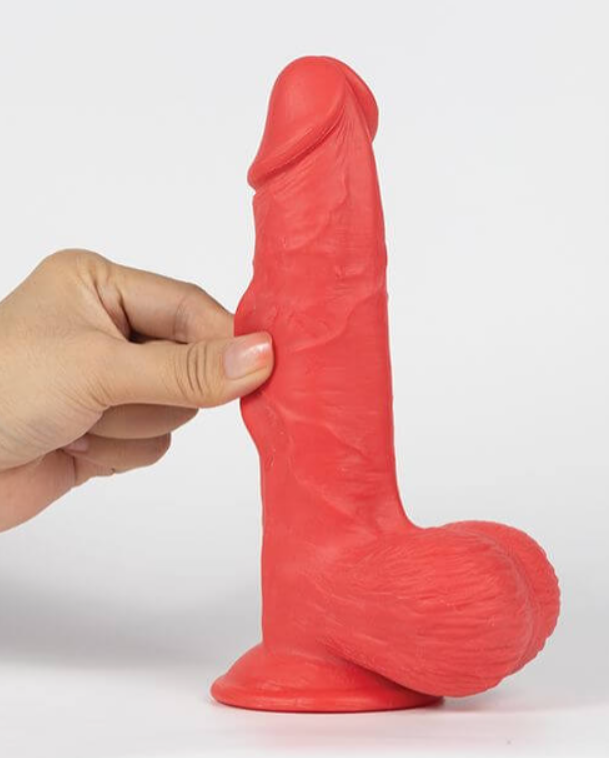 GET LUCKY MR. RUBY 7.5"/19.05 CM REAL SKIN - ROJO