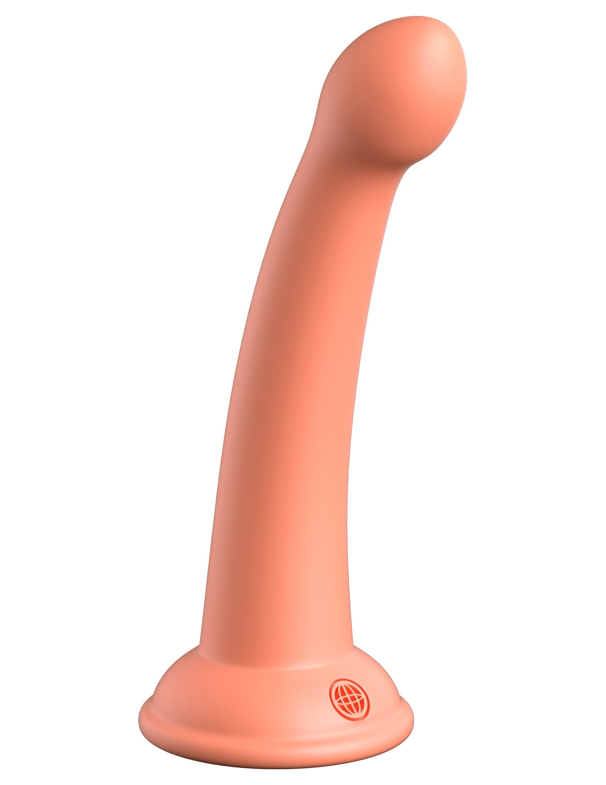 DILLIO PLATINUM SECRET EXPLORER 6” DILDO - PEACH