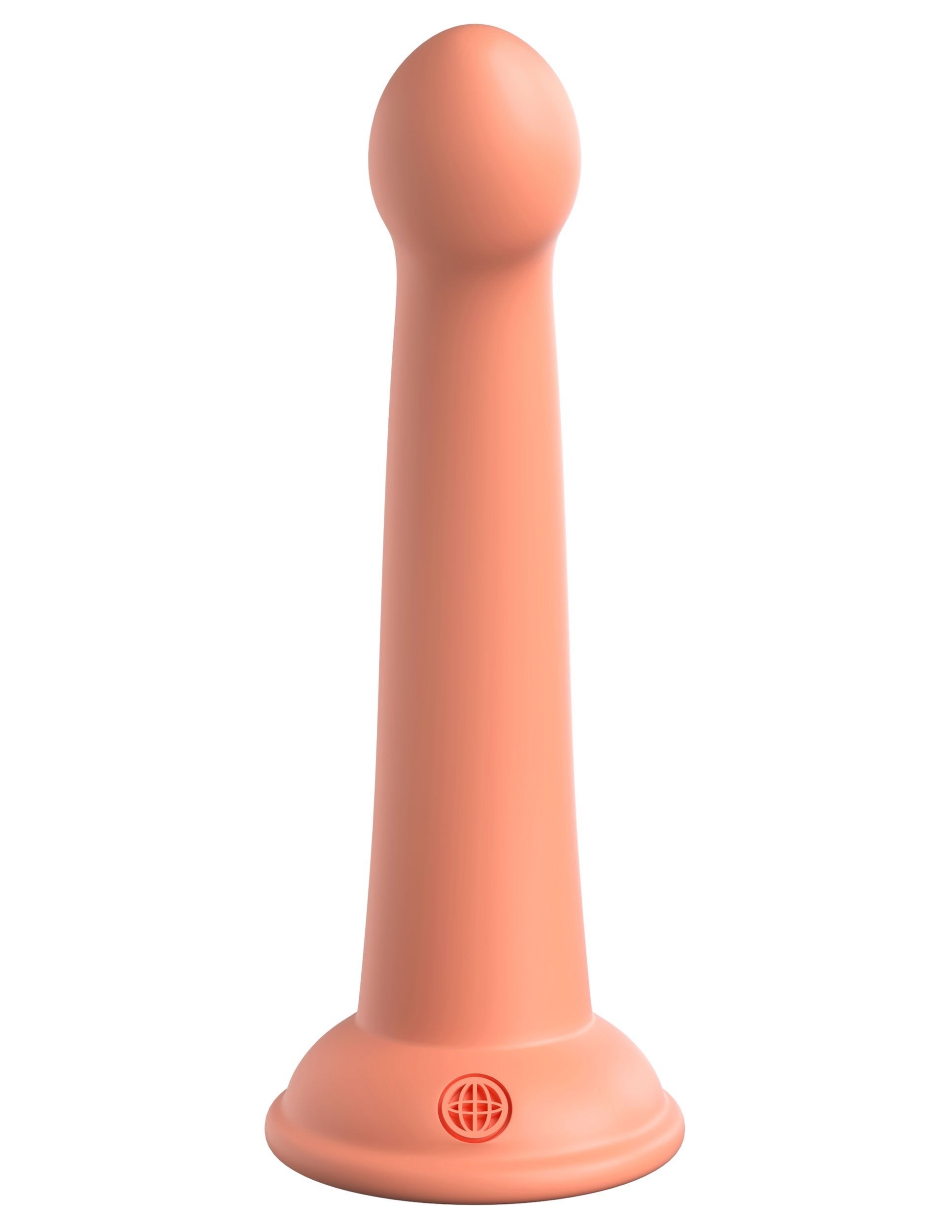 DILLIO PLATINUM SECRET EXPLORER 6” DILDO - PEACH