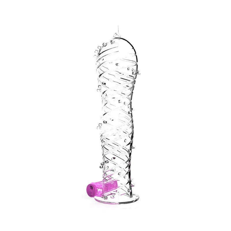 DOCCOO VIBRATION CRYSTAL PENIS SLEEVE RW002 - CLARO