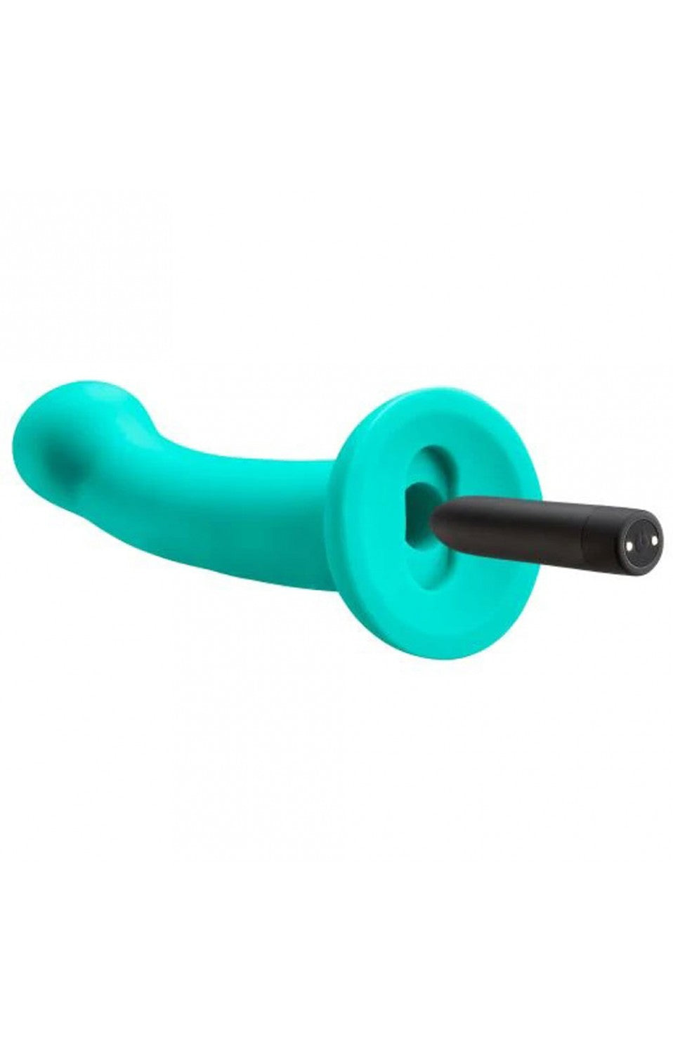ERGO SUPER FLEXI I DONG SOFT AND FLEXIBLE LIQUID SILICONE WITH VIBRATOR - TEAL