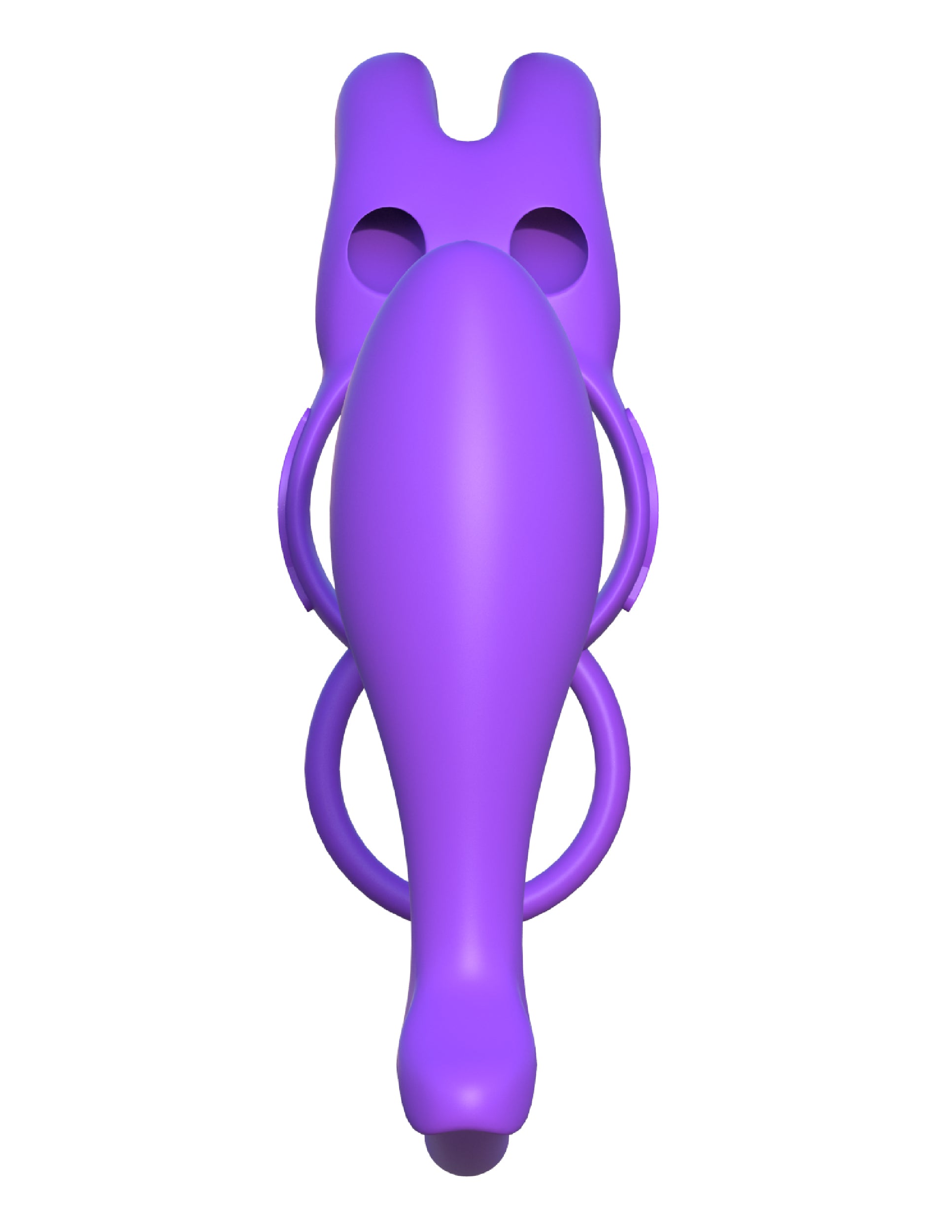FANTASY C-RINGZ ASS-GASM VIBRATING RABBIT - PURPLE