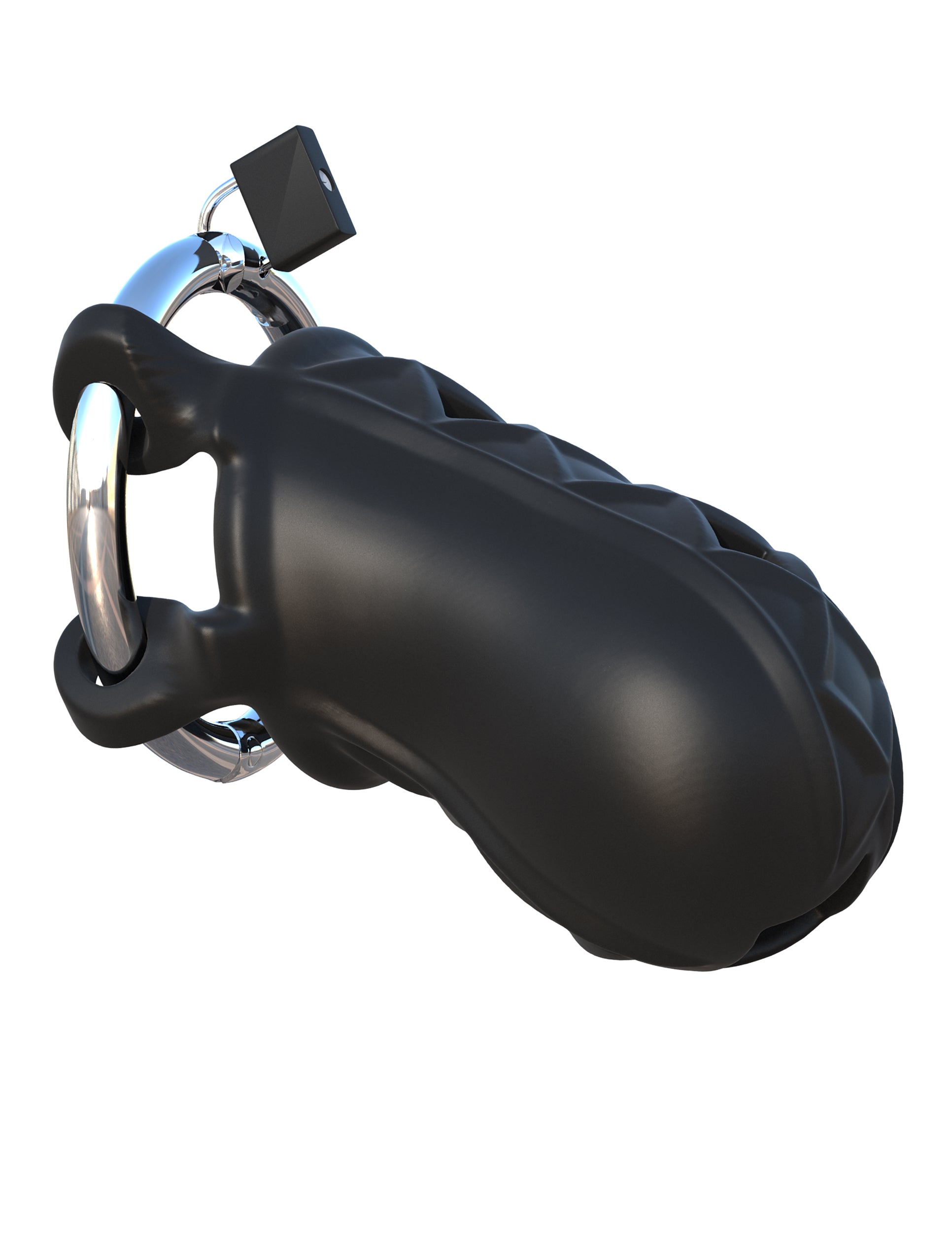 FANTASY C-RINGZ EXTREME SILICONE COCK BLOCKER - BLACK