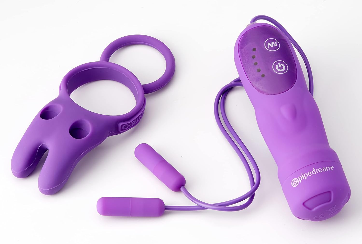 FANTASY C-RINGZ TWIN TEAZER RABBIT RING - PURPLE