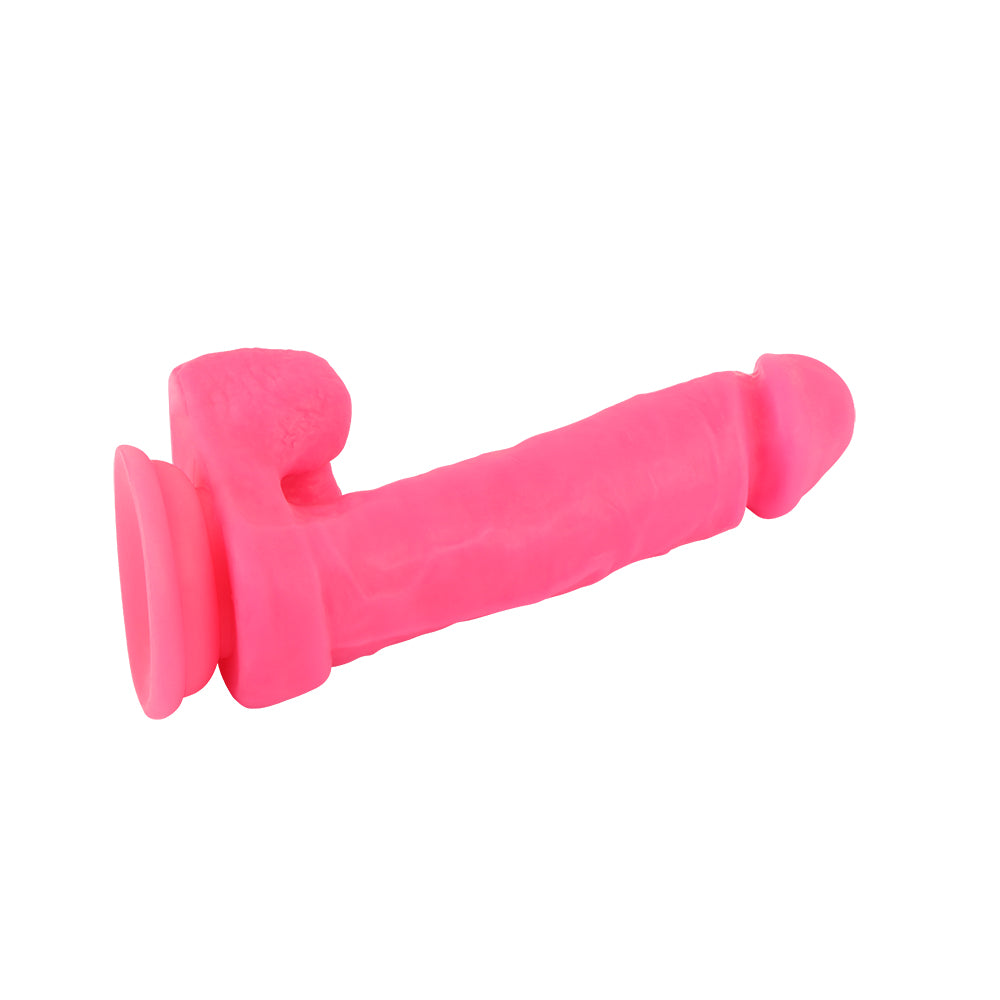 FASHION DUDE NEO 8.2" DUAL DENSITY COCK DILDO - ROSA