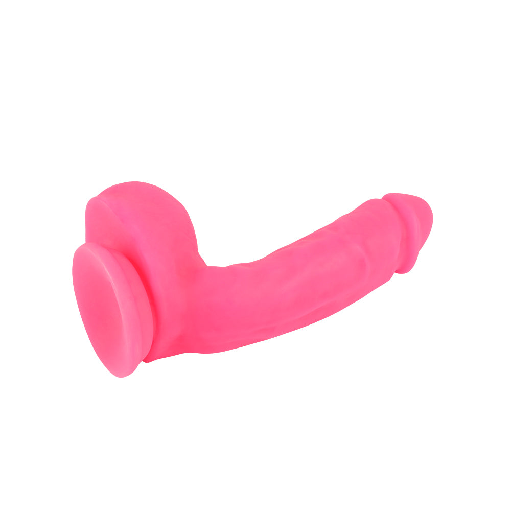 FASHION DUDE NEO 8.2" DUAL DENSITY COCK DILDO 2 - ROSA