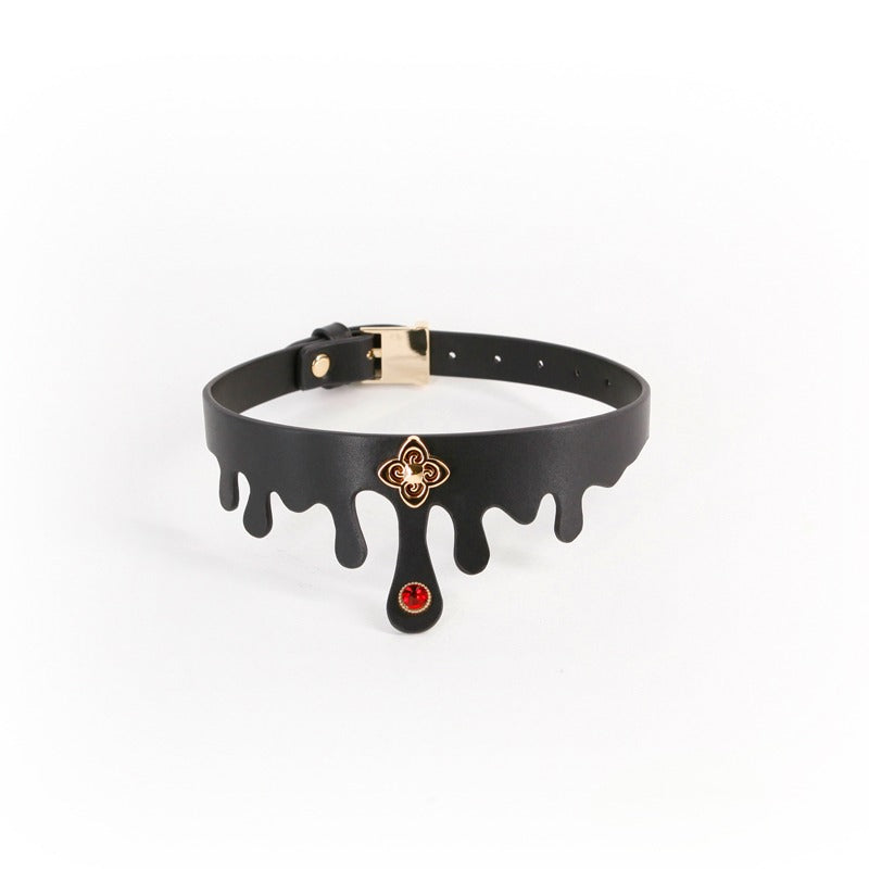 FETISH & FASHION ELVIRA COLLAR - BLACK