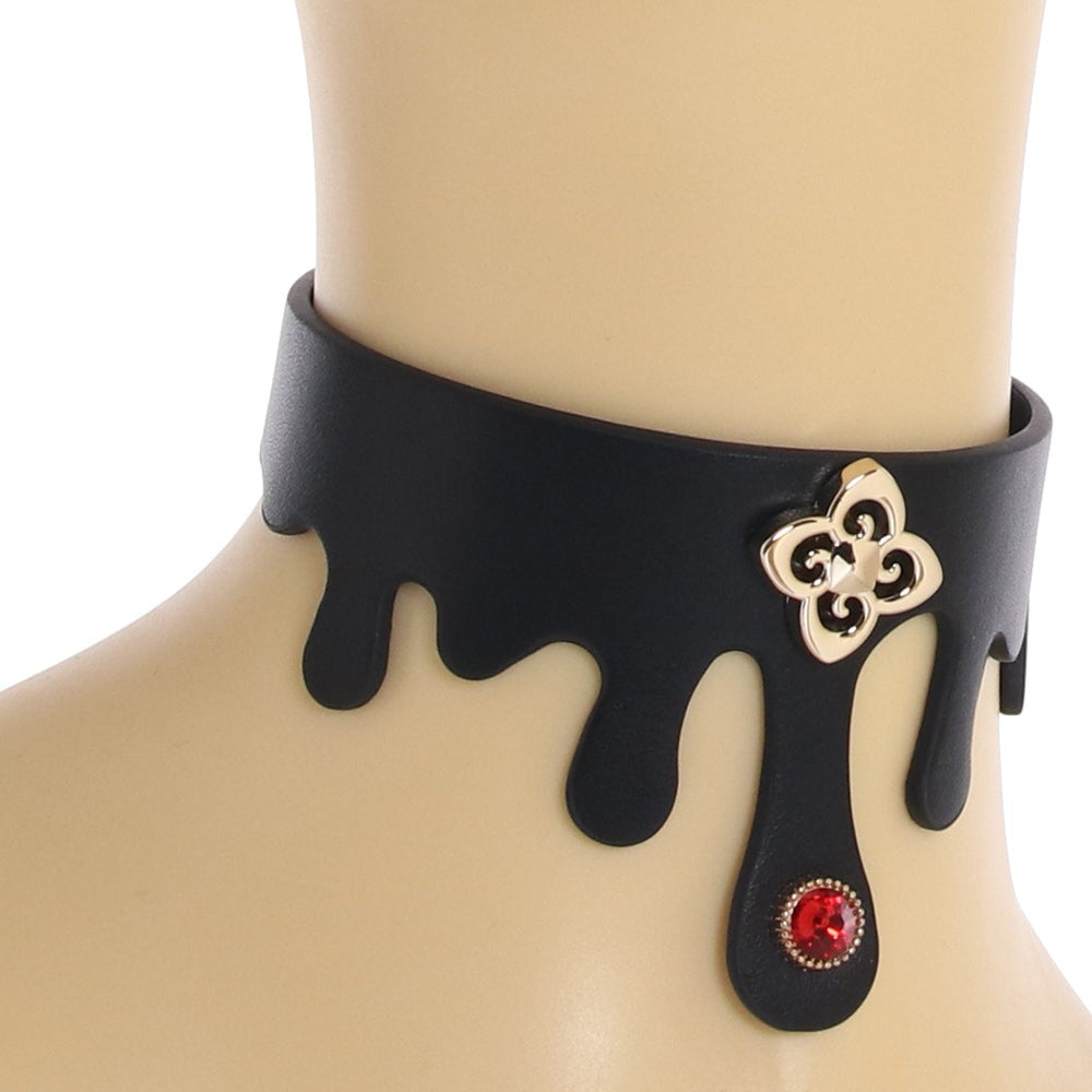 FETISH & FASHION ELVIRA COLLAR - BLACK