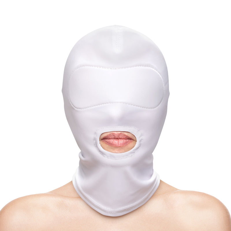 FETISH & FASHION MOUTH HOOD - BLANCO