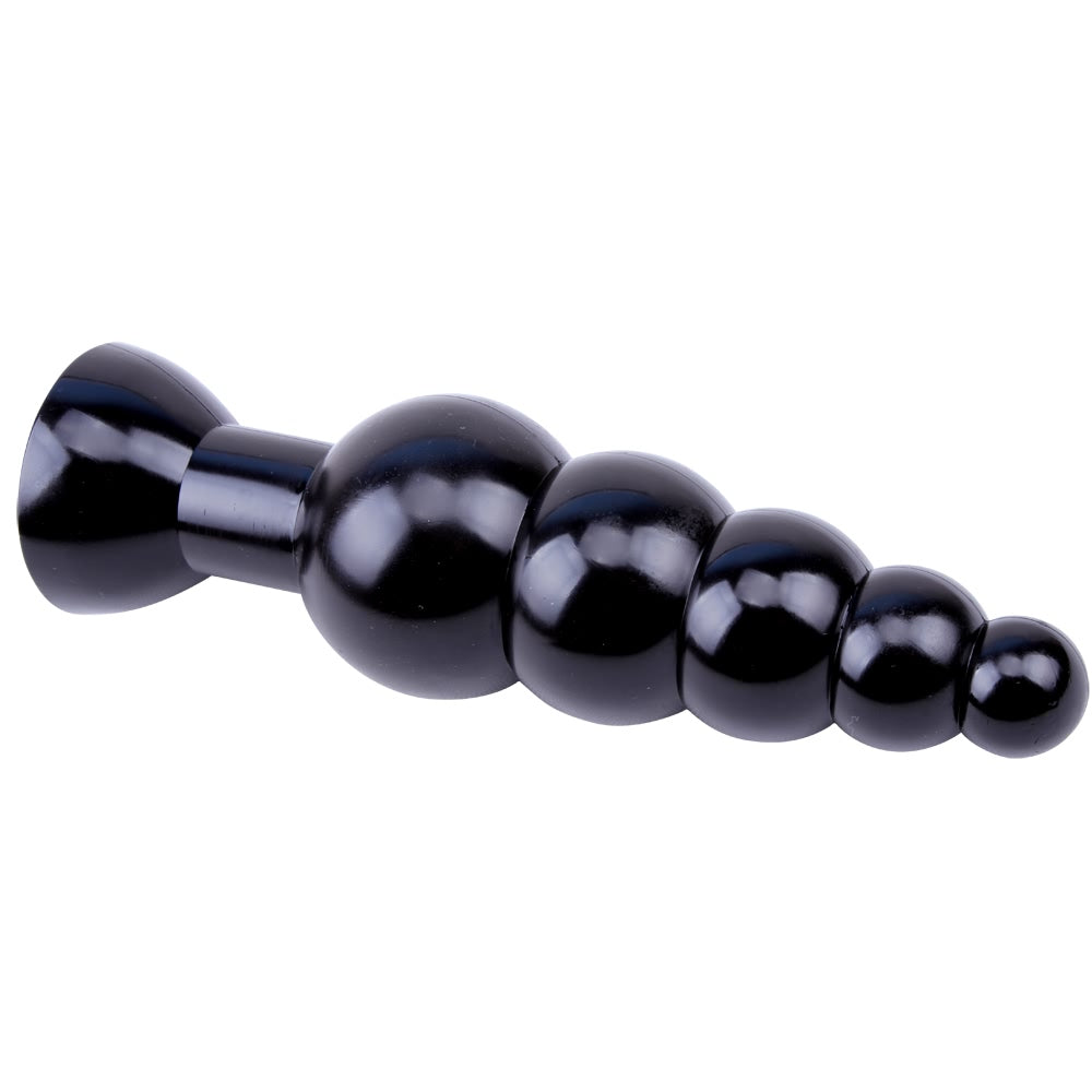 G.I. JACK 7.5” ANAL BEADS - NEGRO