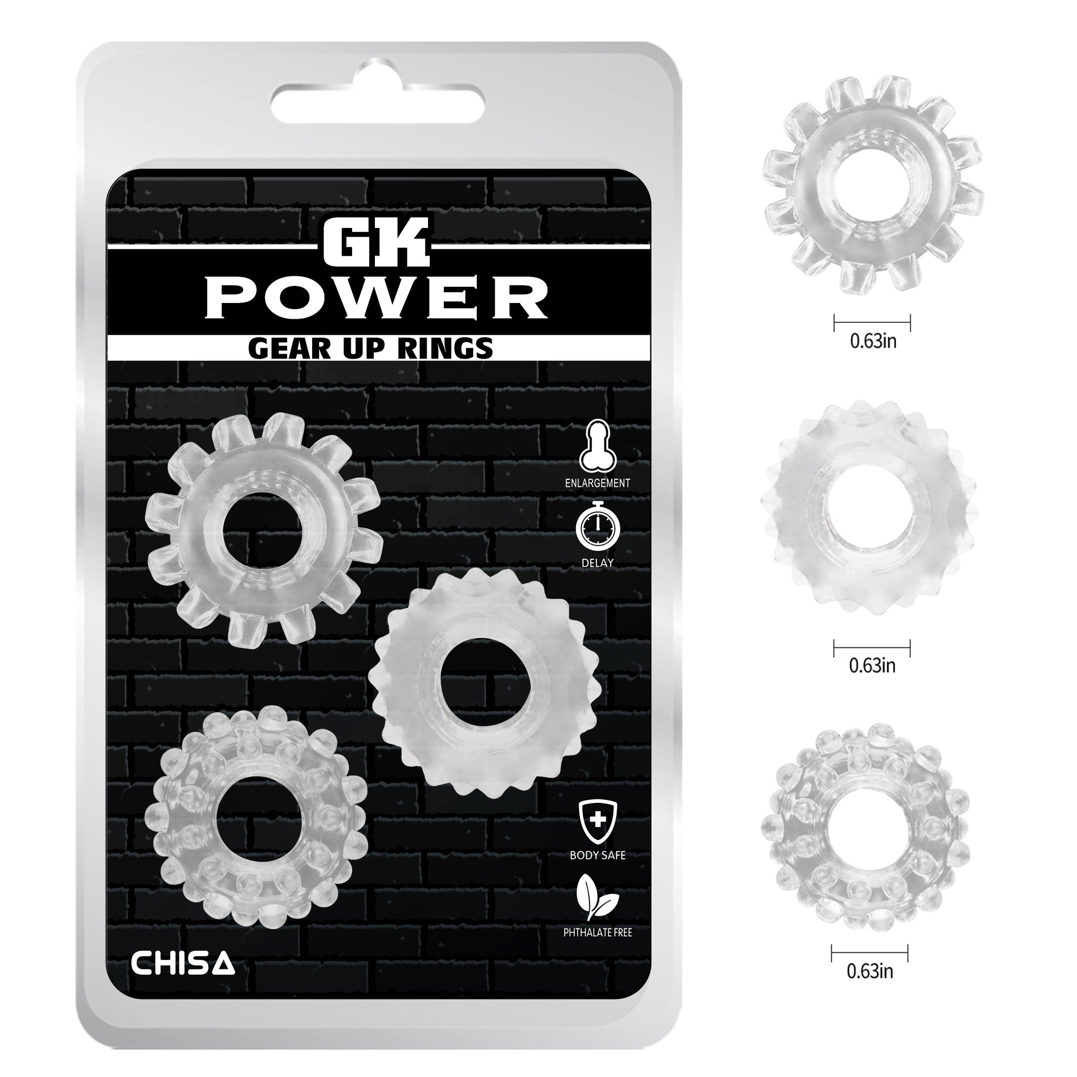 GK POWER GEAR UP RINGS - CLARO
