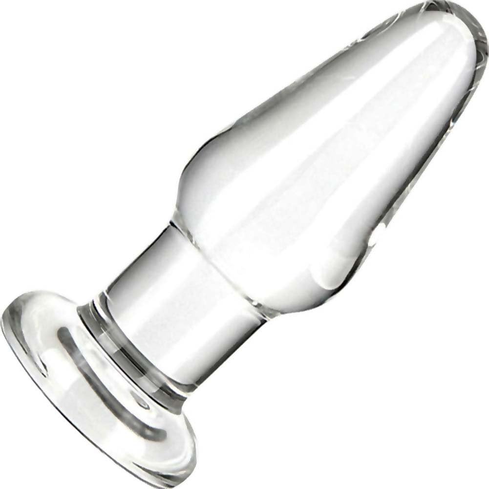 GLAS 3.5 INCH GLASS BUTT PLUG