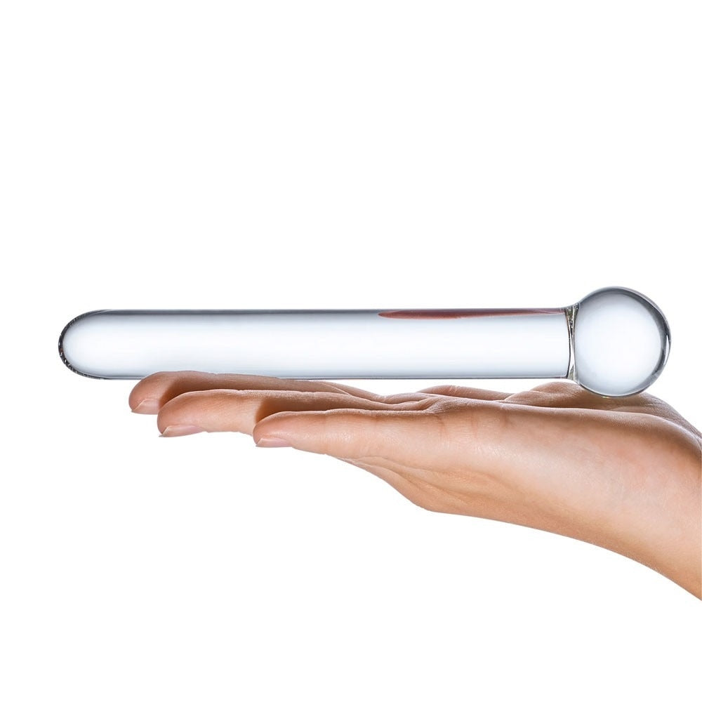 GLAS 7 INCH STRAIGHT GLASS DILDO