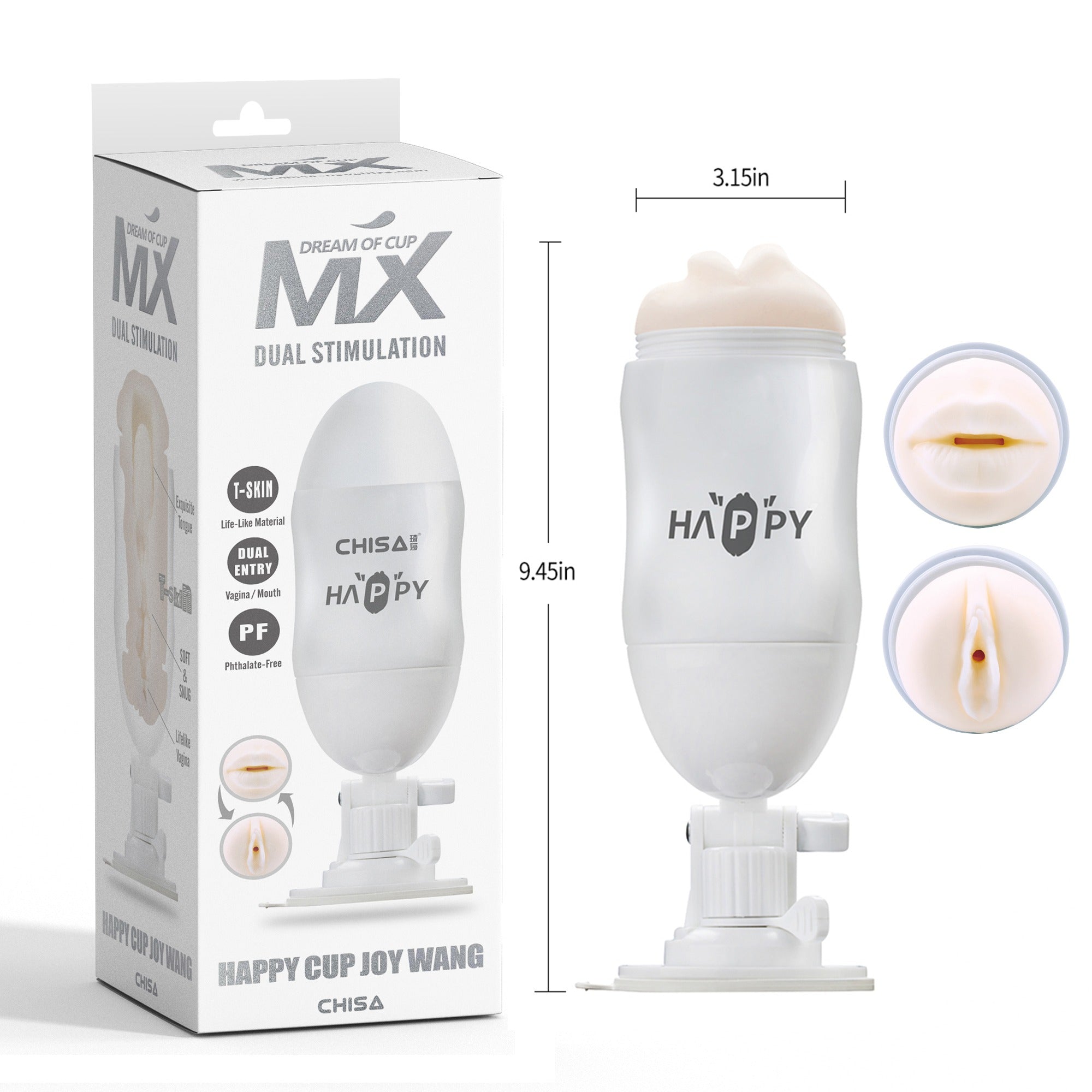 HAPPY CUP JOY WANG PUSSY & MOUTH