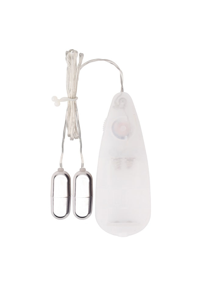 HI-BASIC DOUBLE PLAY BULLETS VIBRATOR - BLANCO