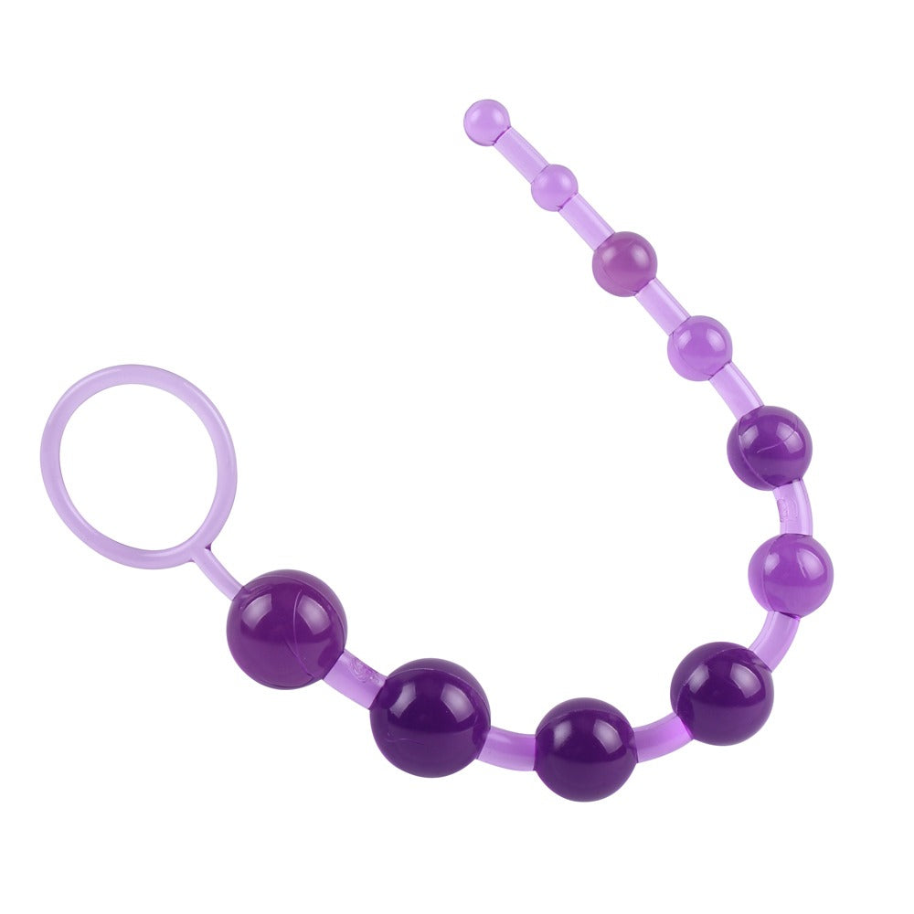 HI-BASIC SASSY ANAL BEADS - MORADO