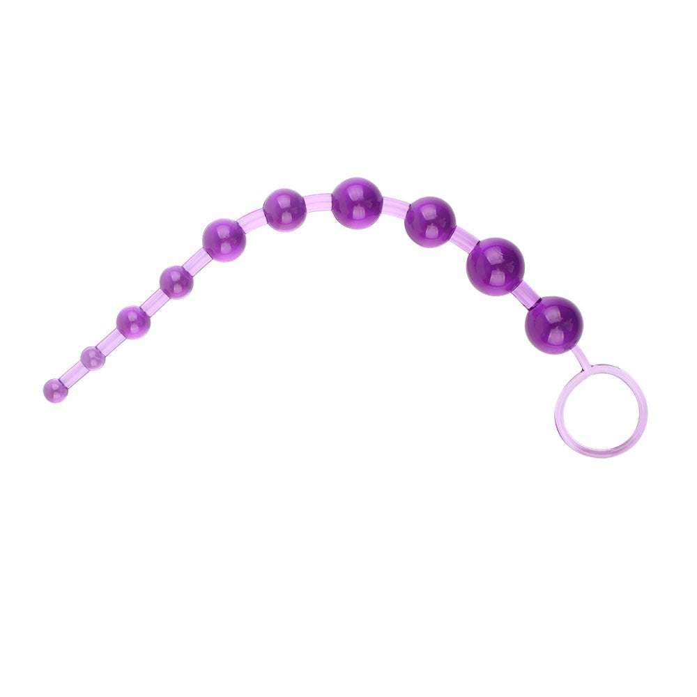 HI-BASIC SASSY ANAL BEADS - MORADO