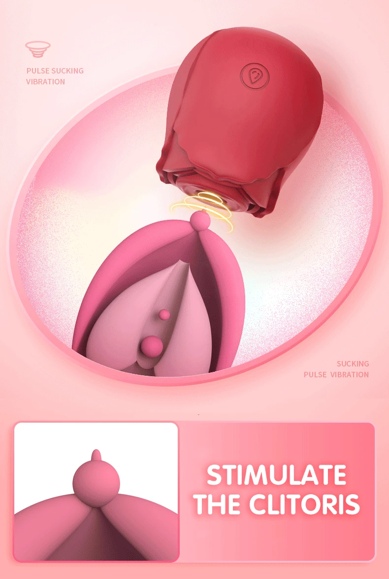 HOT JOY NIGHT ROSE SUCKING VIBRATOR