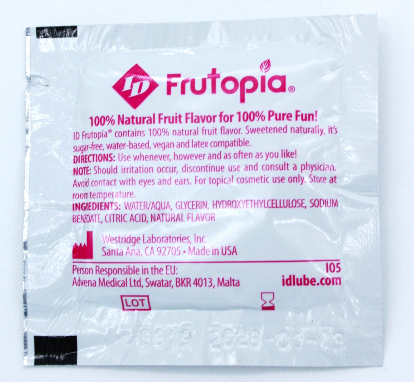 ID FRUTOPIA - CEREZA 4 ML SOBRE