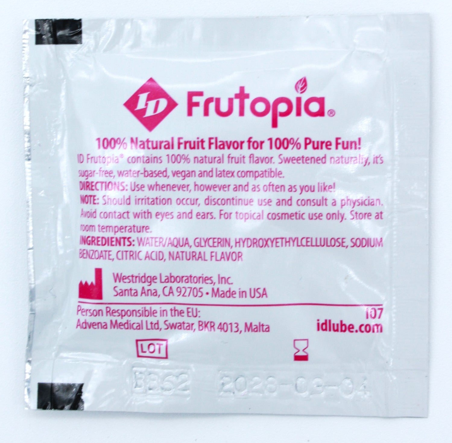 ID FRUTOPIA - FRAMBUESA 4 ML SOBRE