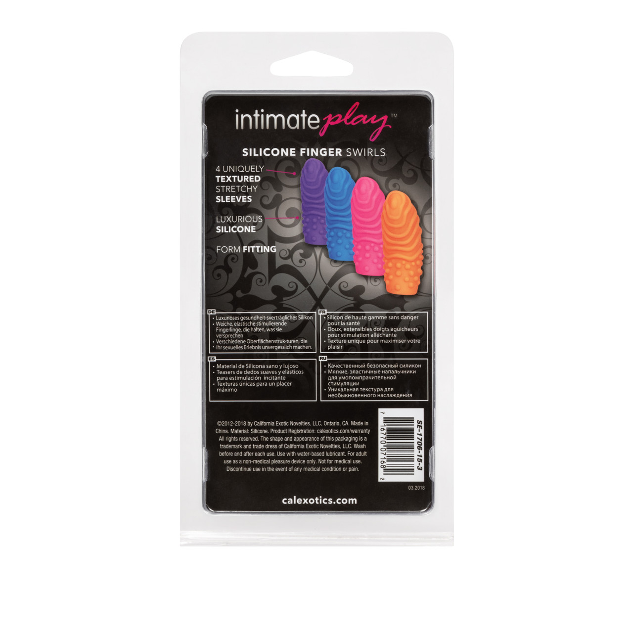 INTIMATE PLAY SILICONE FINGER SWIRLS
