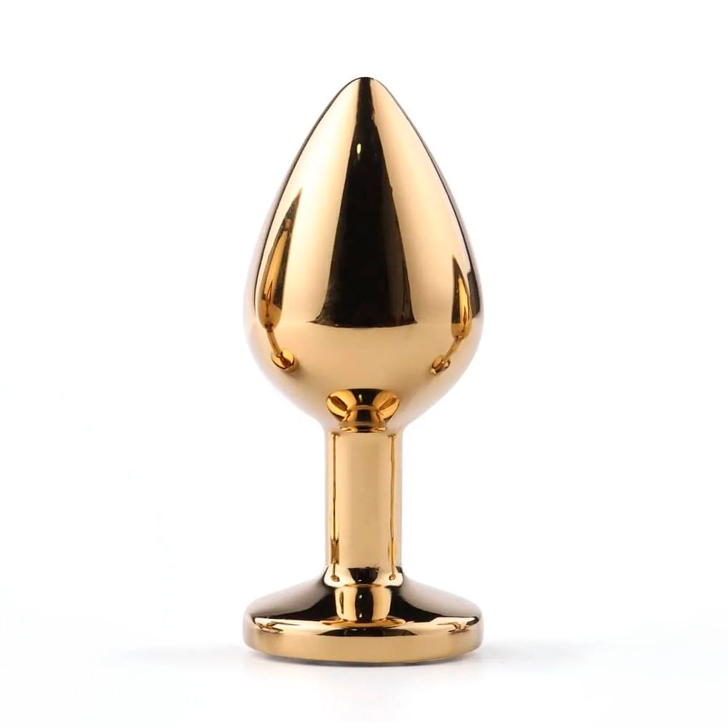 JEWELLED SECRET BUTT PLUG GOLD MEDIANO - CLARO