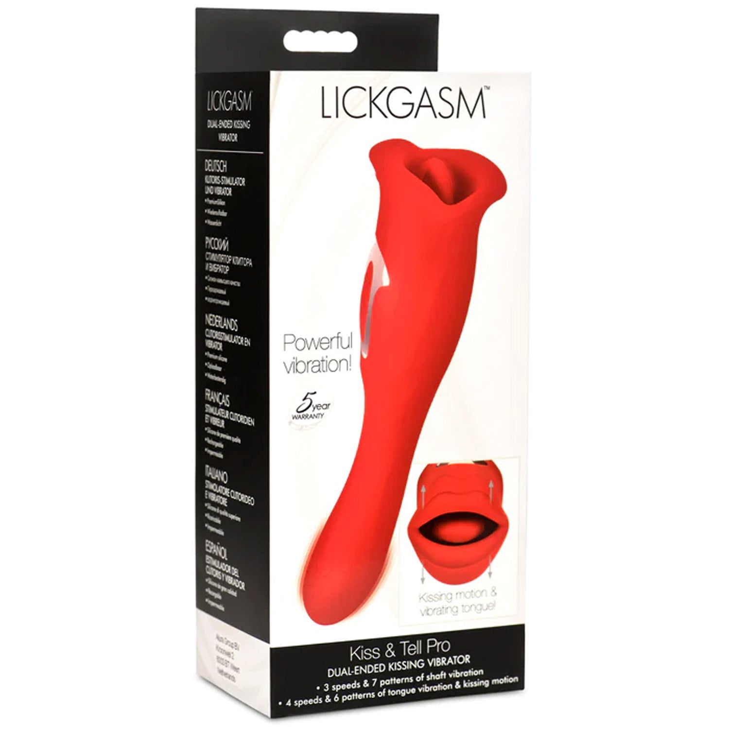 KISS & TELL PRO DUAL-ENDED KISSING VIBRATOR