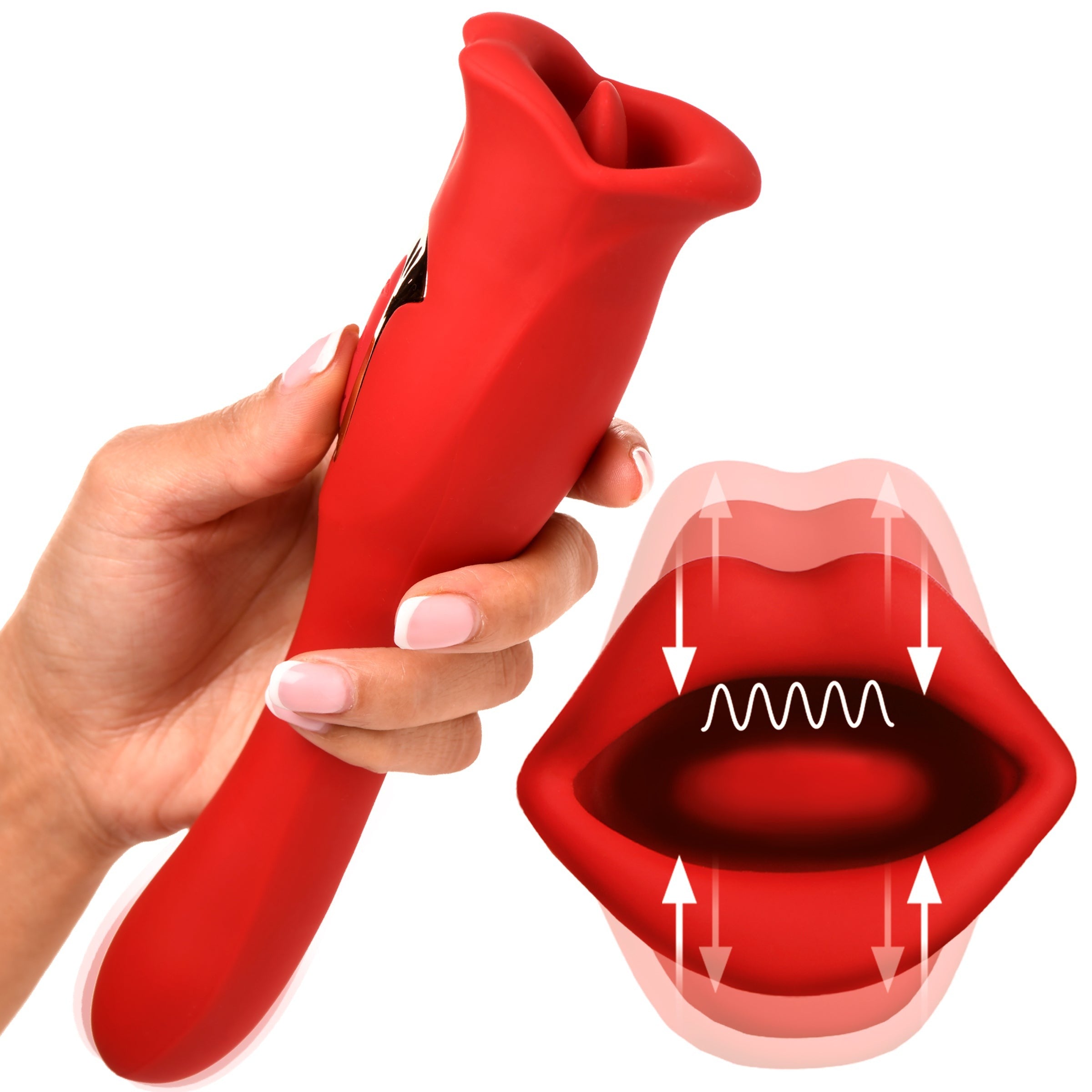 KISS & TELL PRO DUAL-ENDED KISSING VIBRATOR