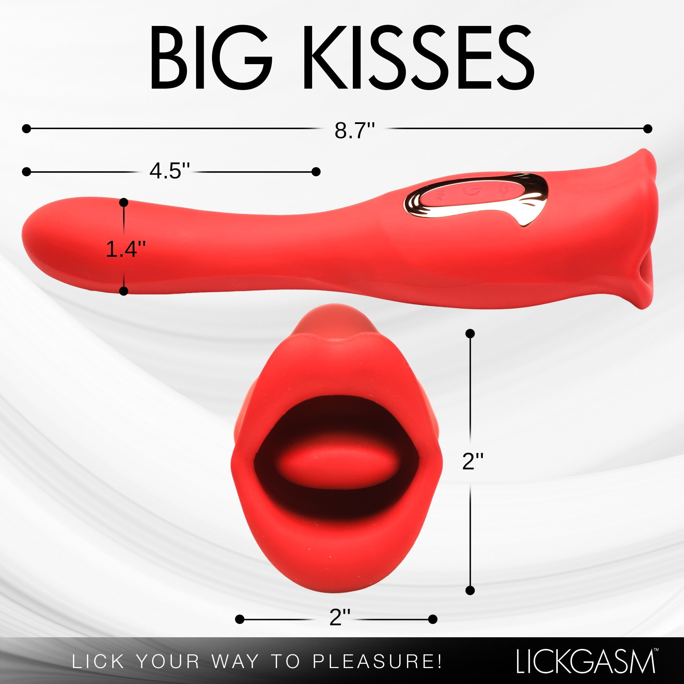 KISS & TELL PRO DUAL-ENDED KISSING VIBRATOR