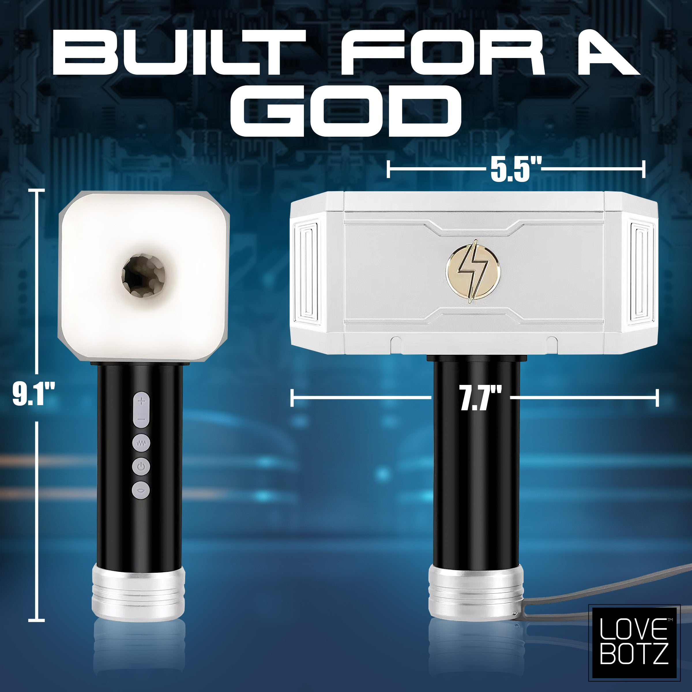 LOVE BOTZ THUNDER STROKER SUCKING MASTURBATOR
