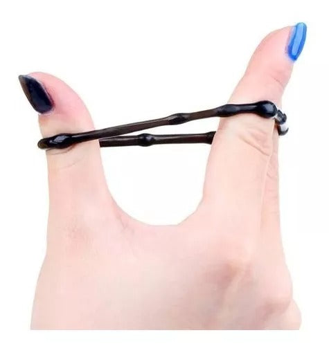 LOVE MAGIC COCK RING BLACK 3 PZAS