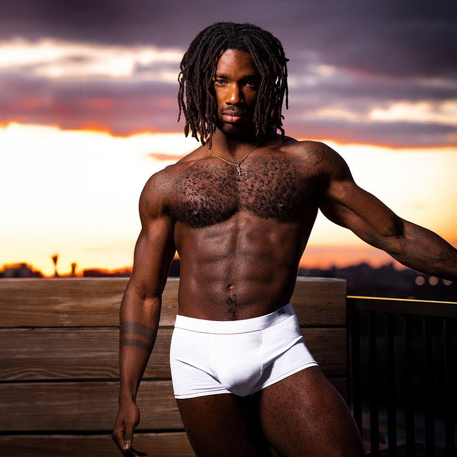 MALE POWER BOXER - BLANCO M WONDER SHORT