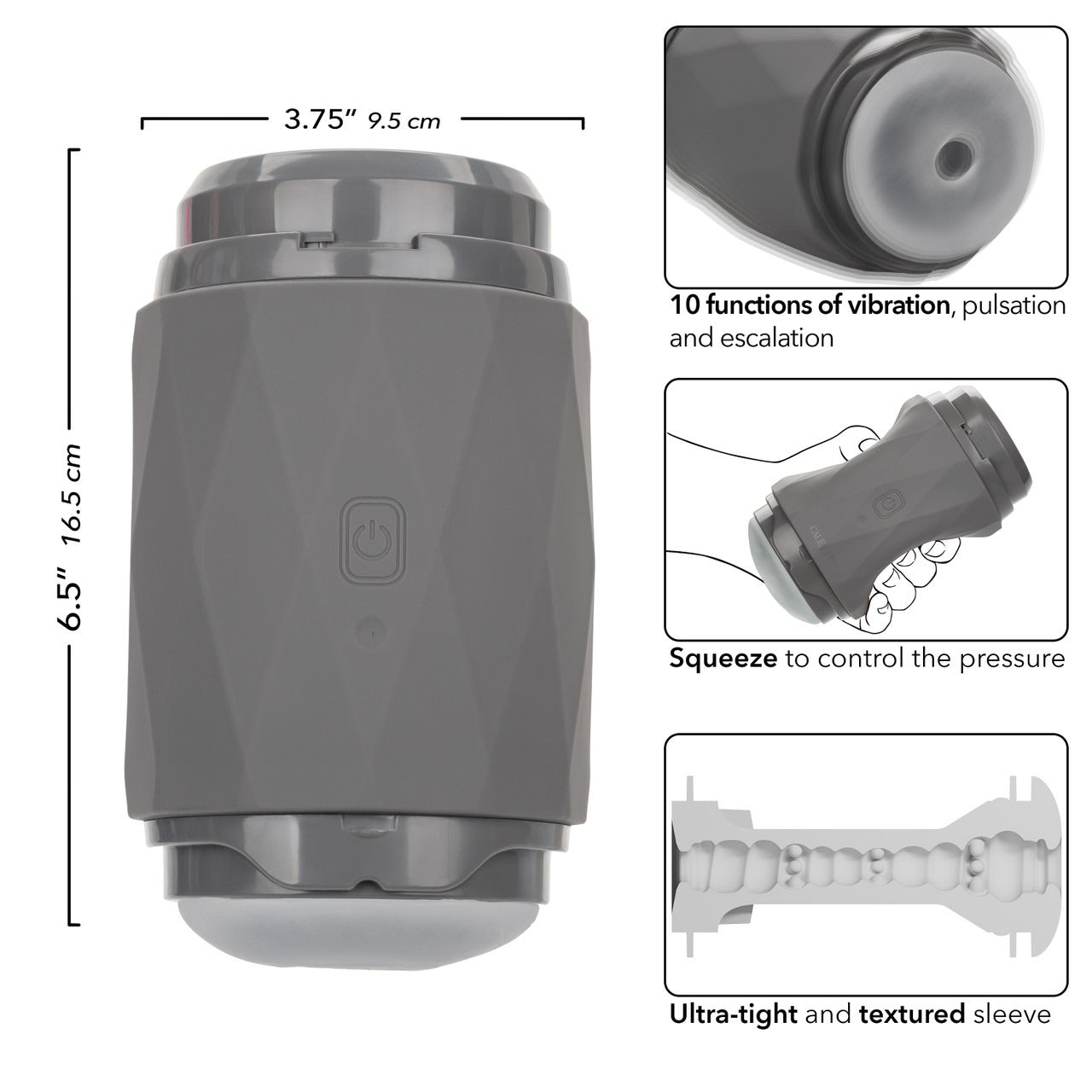 MILK MASTER VIBRO SQUEEZE STROKER