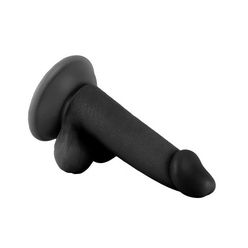 MR. RUDE 6.3"/16 CM. REALISTIC DONG - NEGRO