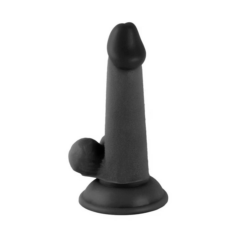 MR. RUDE 6.3"/16 CM. REALISTIC DONG - NEGRO