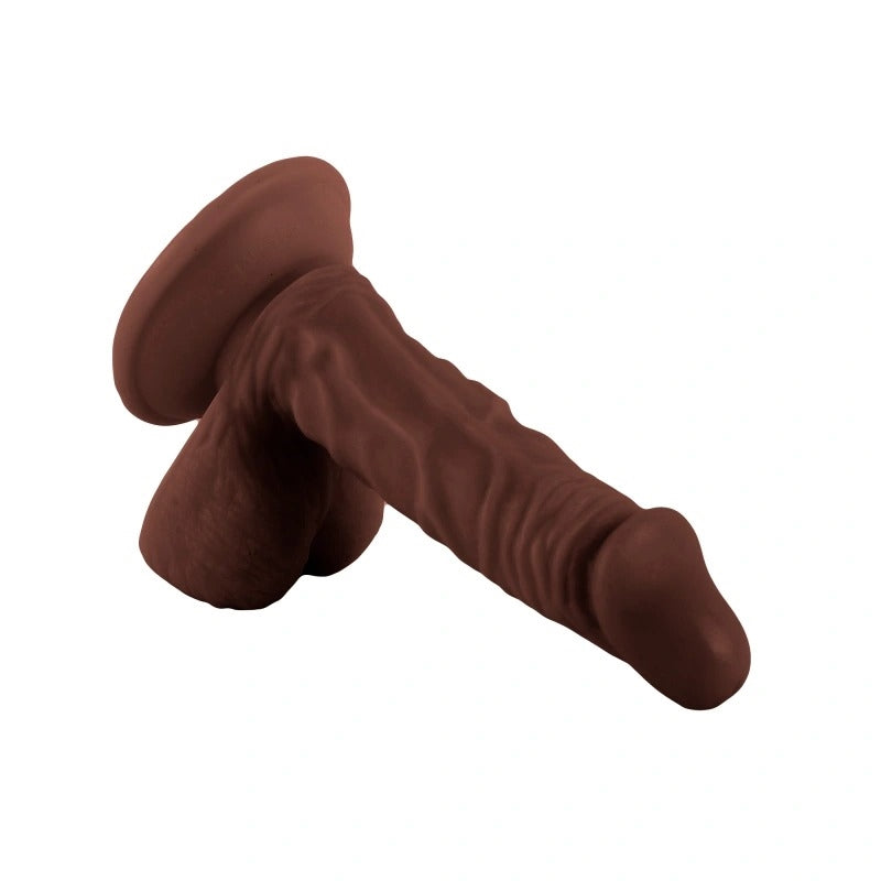 MR. RUDE 6.5"/16.51 CM. REALISTIC DONG - CAFÉ