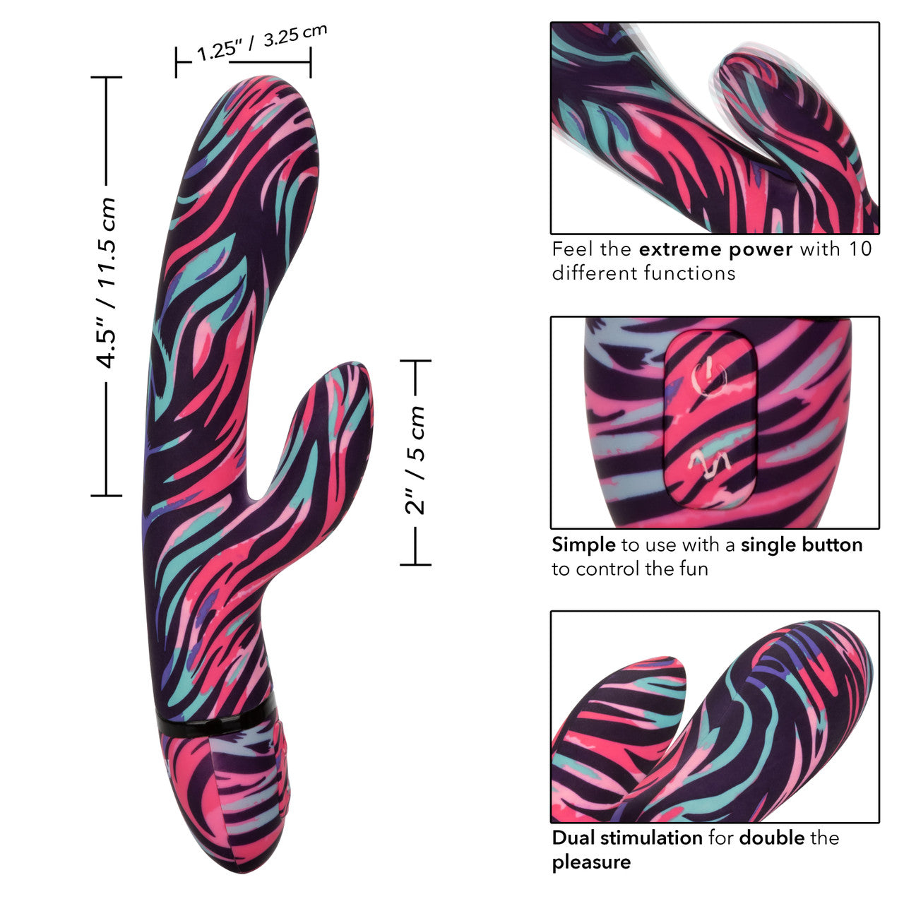 NAUGHTY BITS MENAGE A MOI DUAL WAND
