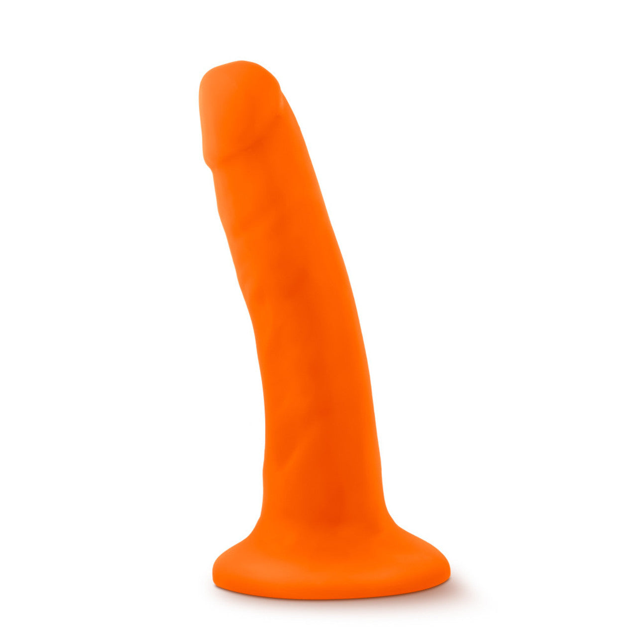 NEO - 5.5 INCH DUAL DENSITY COCK - NEON ORANGE