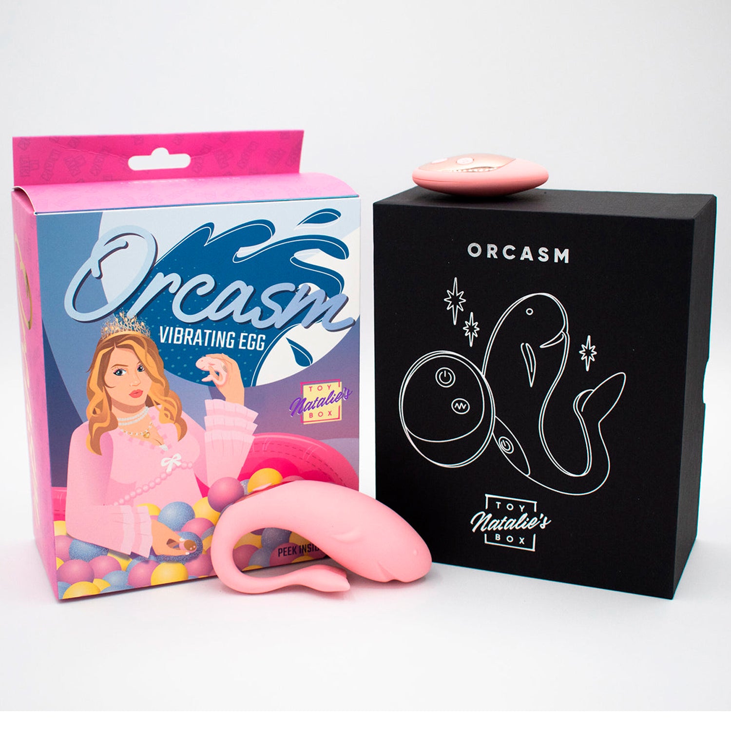 ORCASM REMOTE CONTROLLED WEARABLE EGG VIBRATOR - ROSA