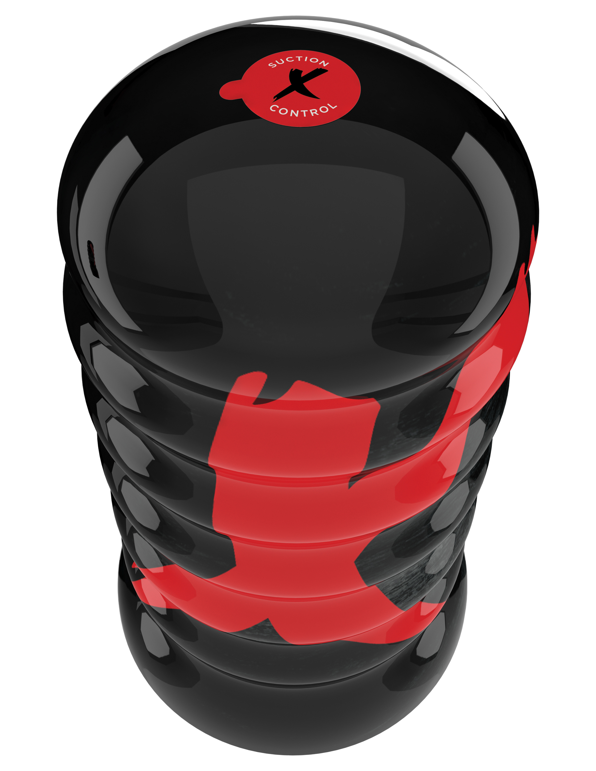 PDX ELITE AIR TIGHT ORAL STROKER - LIGHT/BLACK