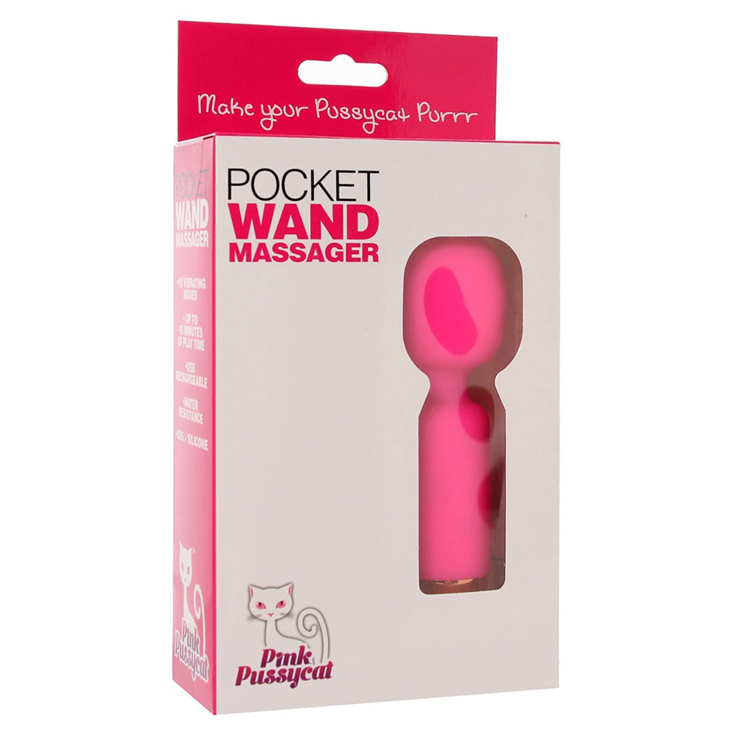 PINK PUSSYCAT VIBRATING POCKET WAND
