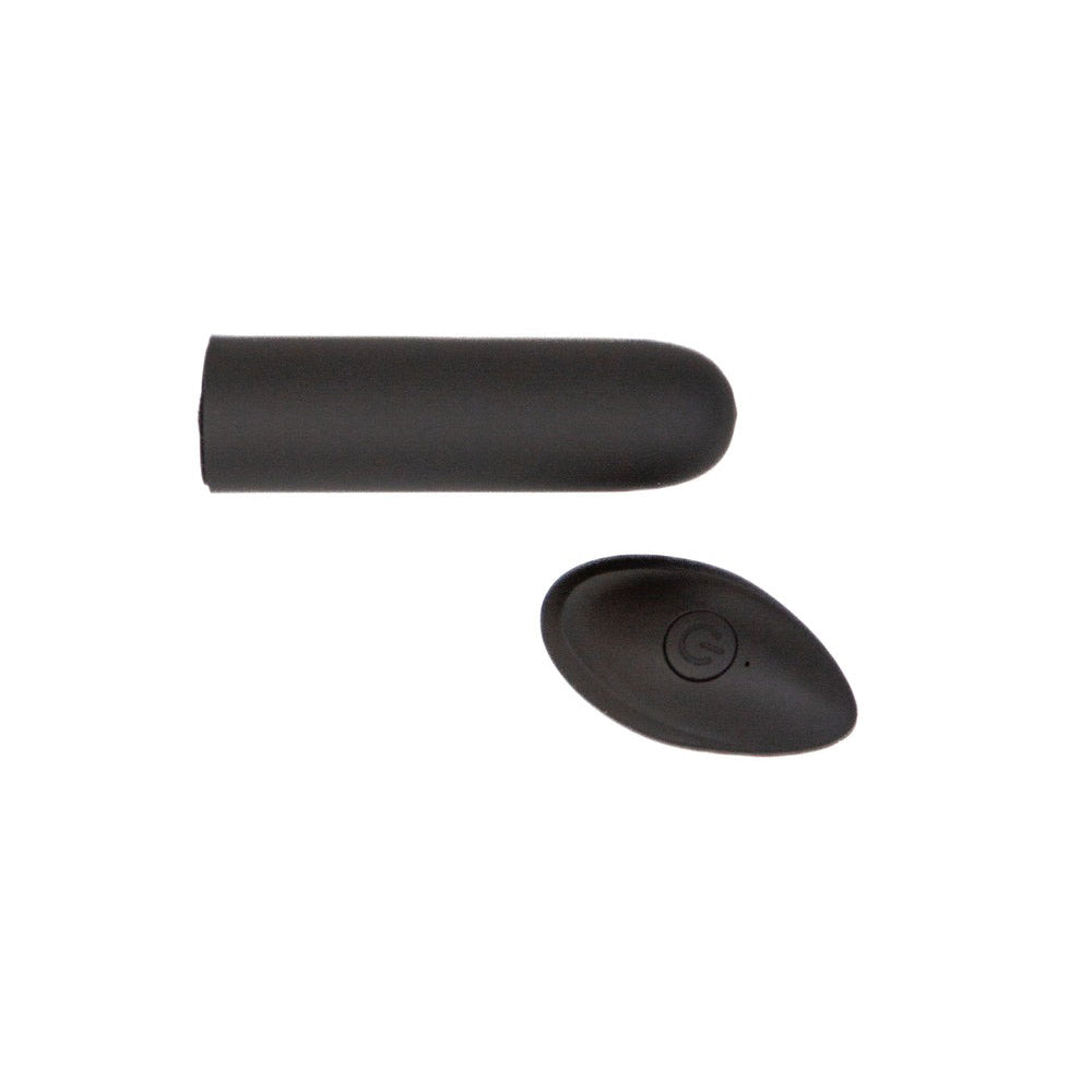 PINK PUSSYCAT VIBRATING REMOTE CONTROL BULLET - BLACK