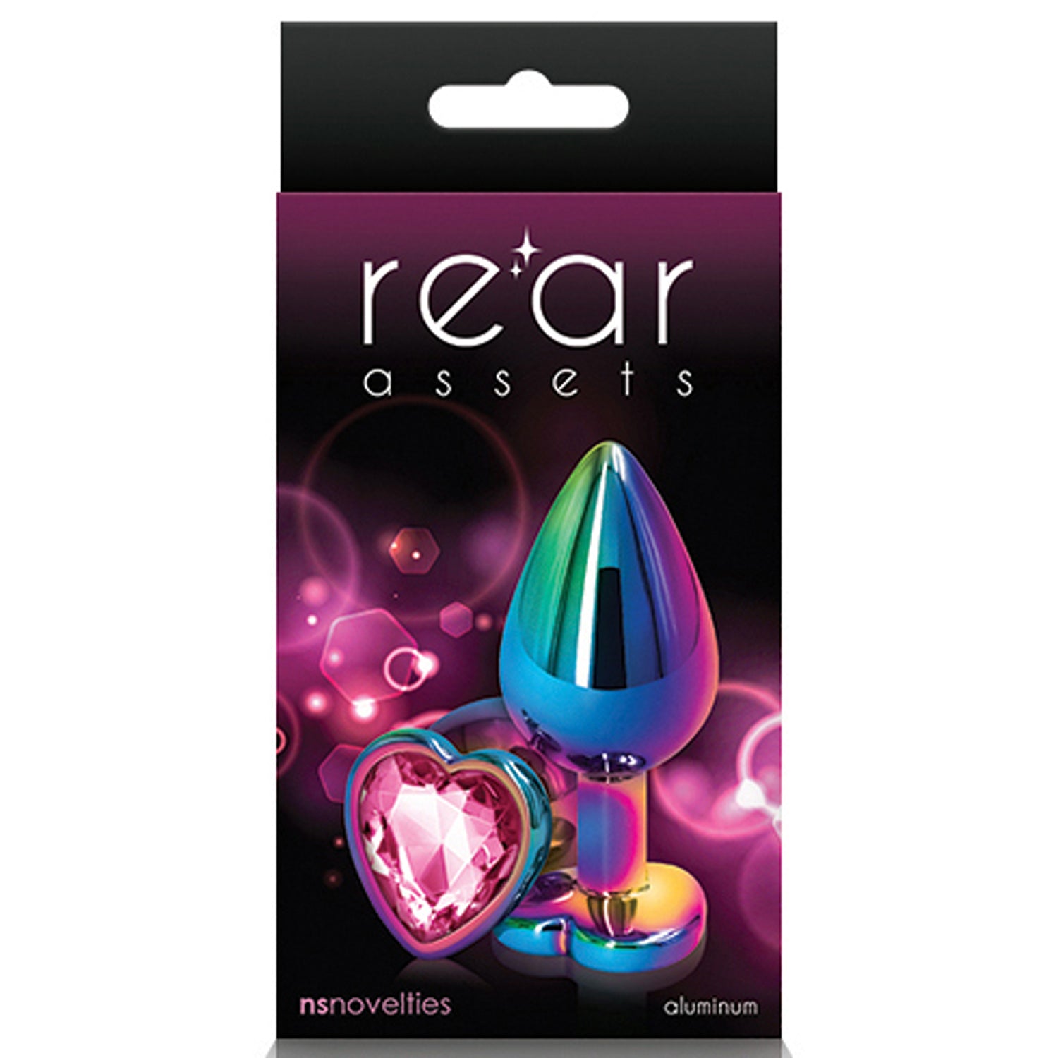 REAR ASSETS - MULTICOLOR HEART - MEDIUM - PINK