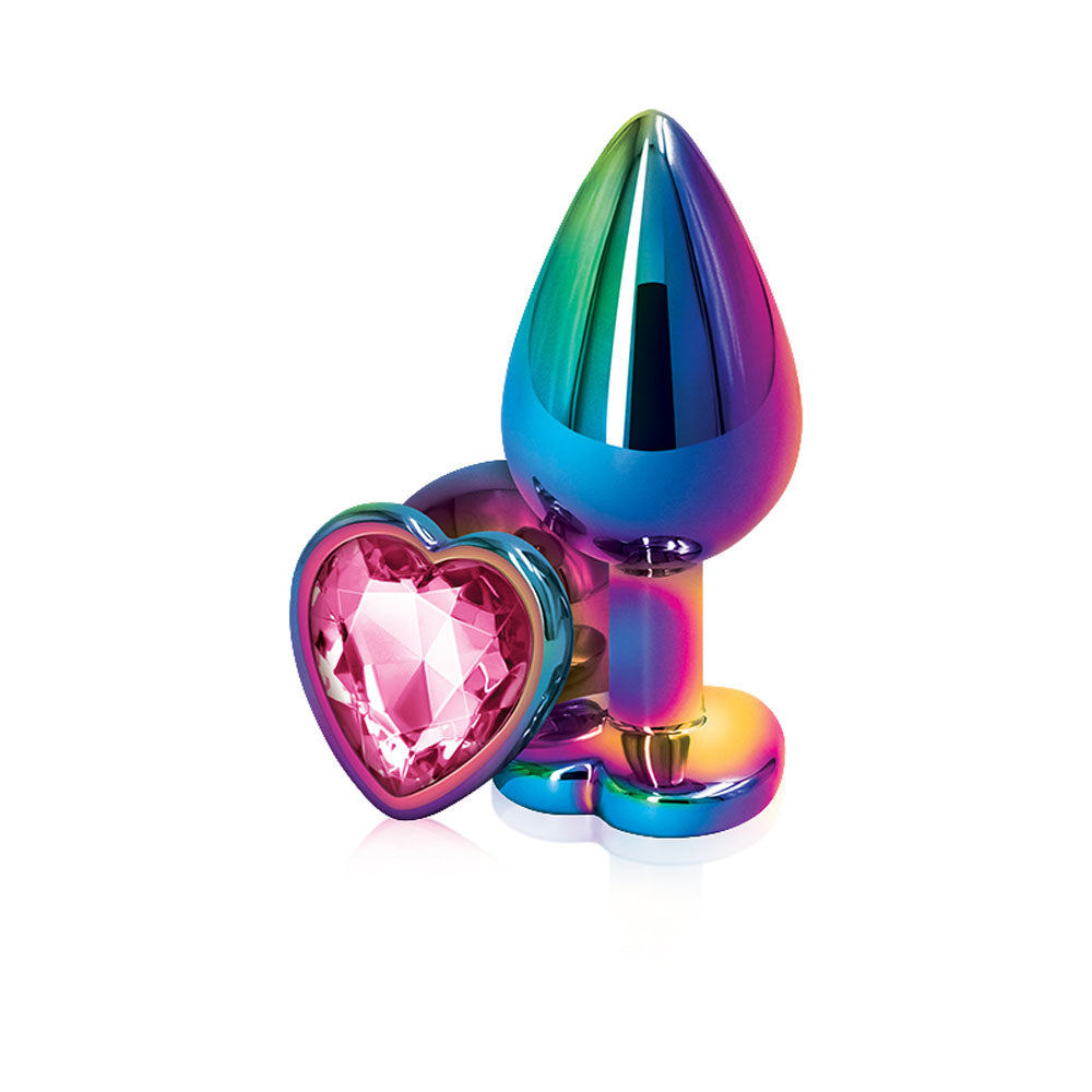 REAR ASSETS MULTICOLOR HEART MEDIUM - ROSA