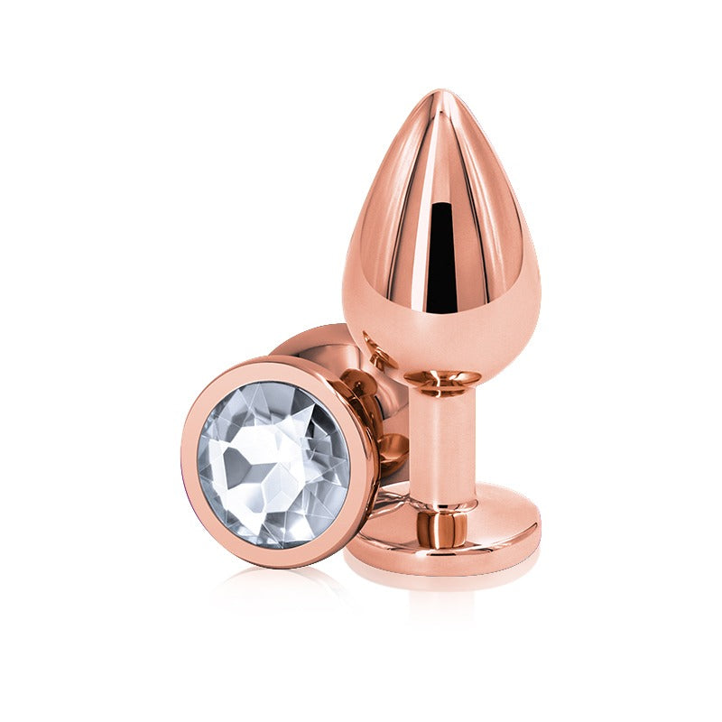 REAR ASSETS - ROSE GOLD - MEDIUM - CLEAR