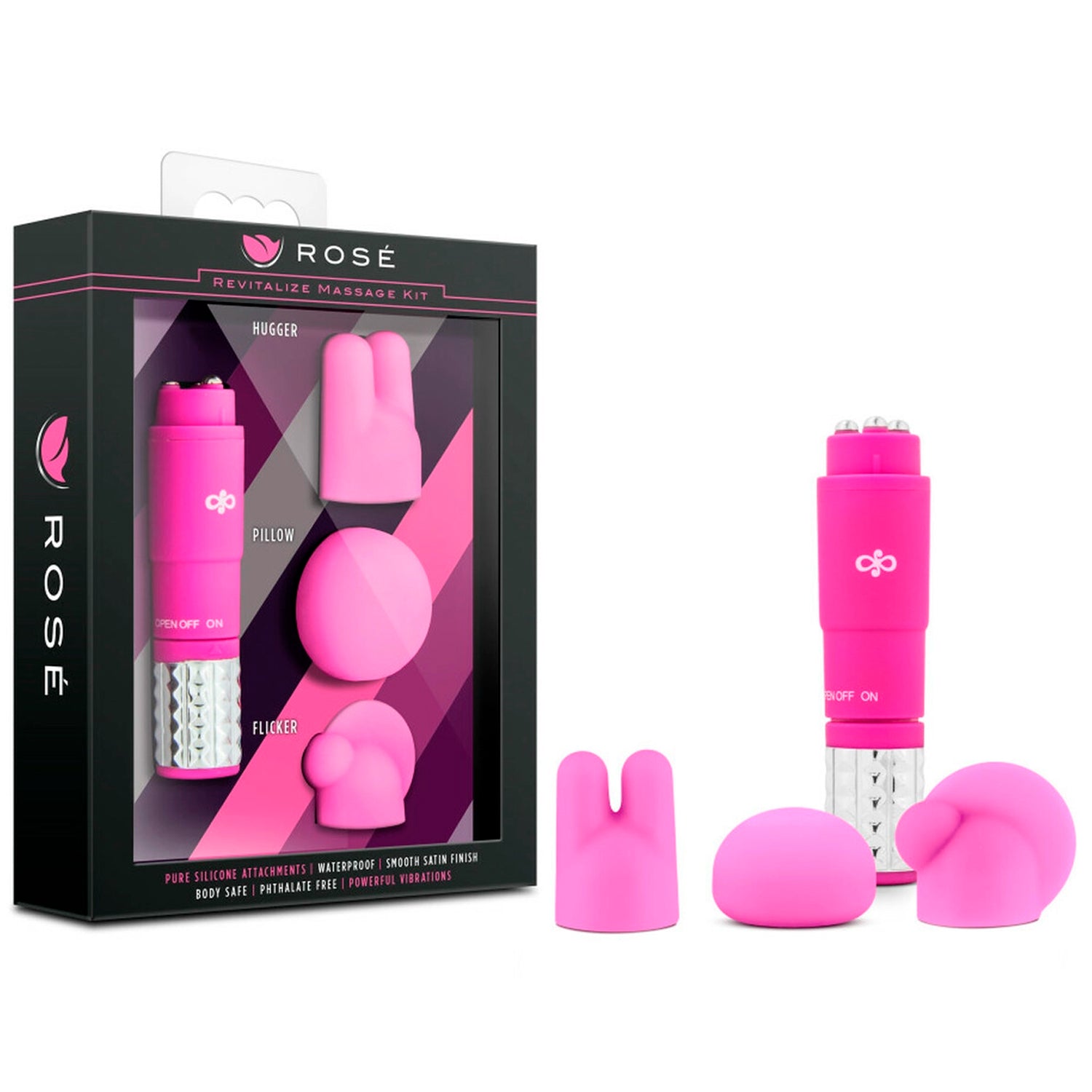 ROSE REVITALIZE MASSAGE KIT - PINK