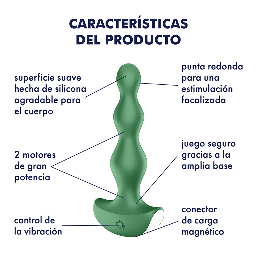 SATISFYER LOLLI PLUG 2 - VERDE