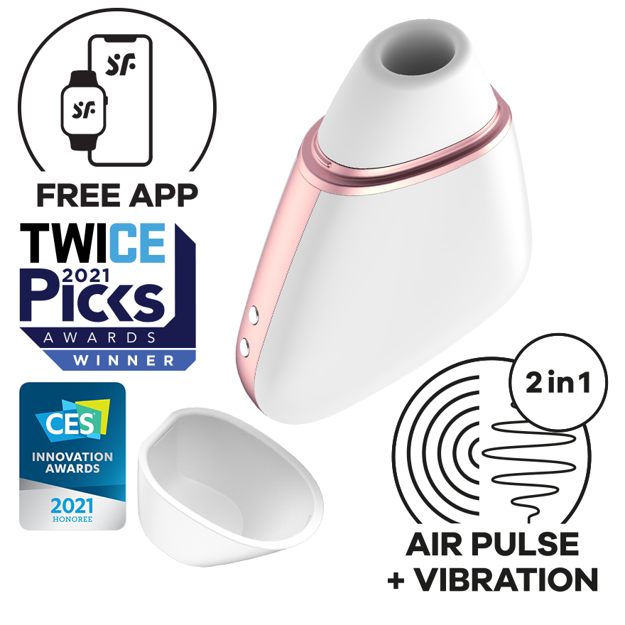 SATISFYER LOVE TRIANGLE-BLANCO